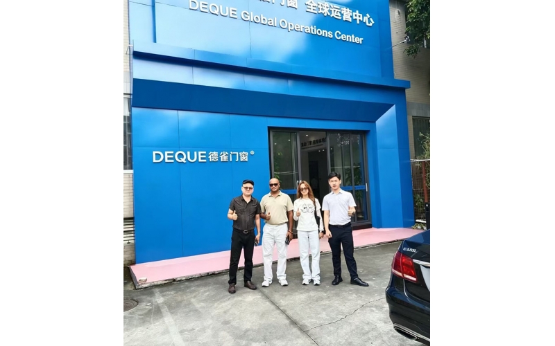 We warmly welcome Nepalese friends to visit and inspect DEQUE PT DOORS factory